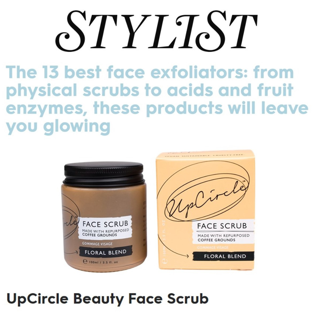 Face Scrub with Coffee + Rosehip [Floral] Vegan Exfoliator