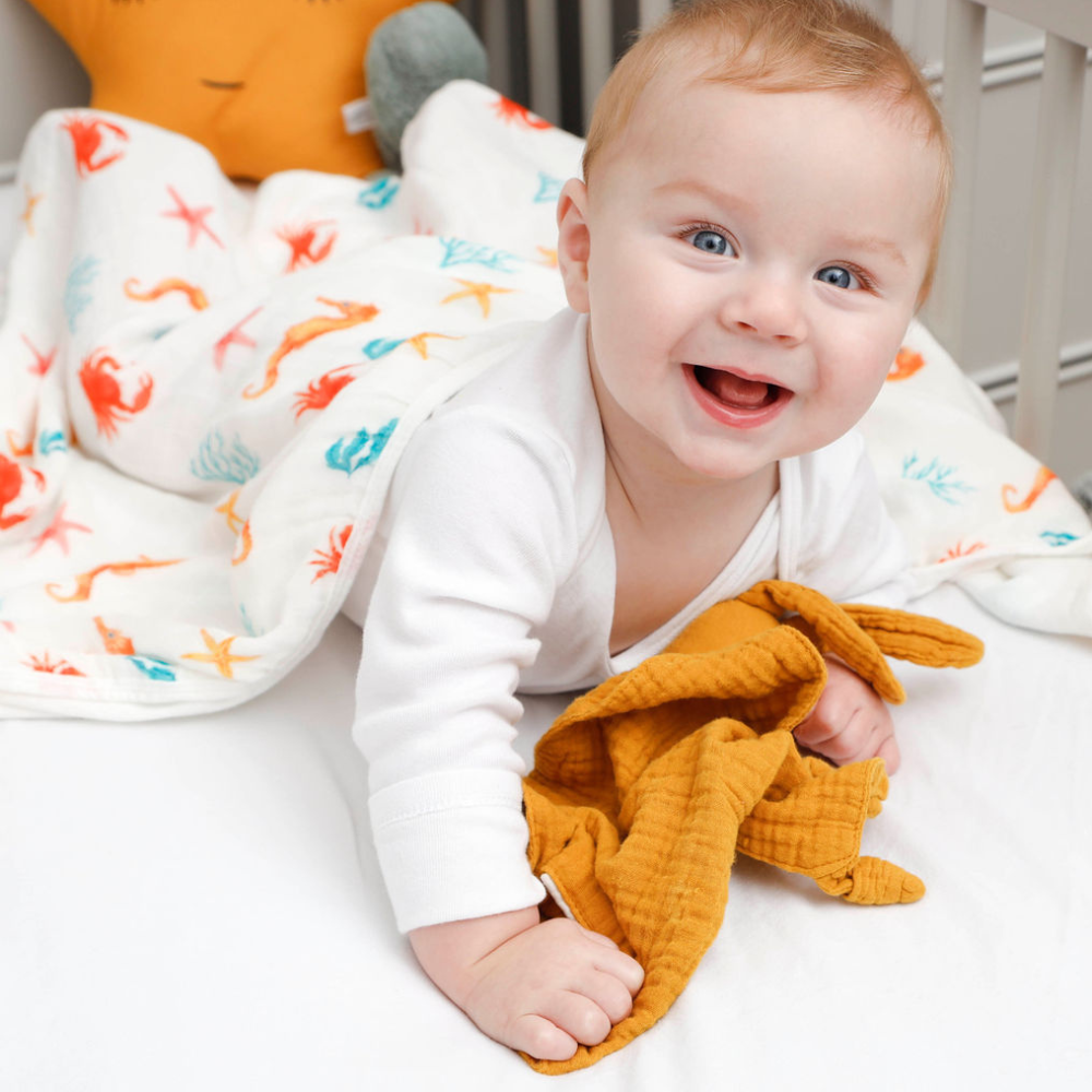 Under The Sea Muslin Blanket