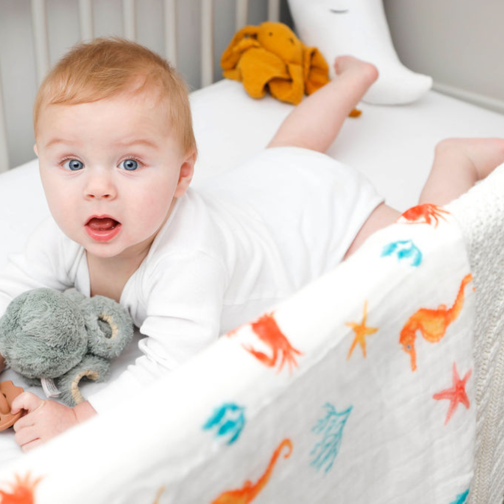 Under The Sea Muslin Blanket