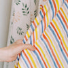 Rainbow Stripe Muslin Blanket