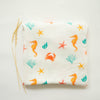 seahorse muslin blanket